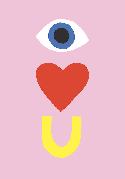 Card-Eye Heart U