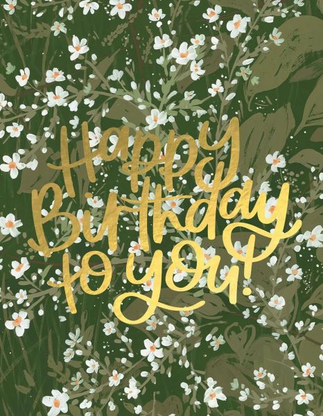 Foil Card-Celeste Happy Birthday