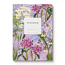 Kaleido A5 Textured Soft Cover Notebook-Marble Orchids