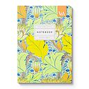 V&A A5 Textured Soft Cover Notebook-Neon Floral Arts & Crafts  