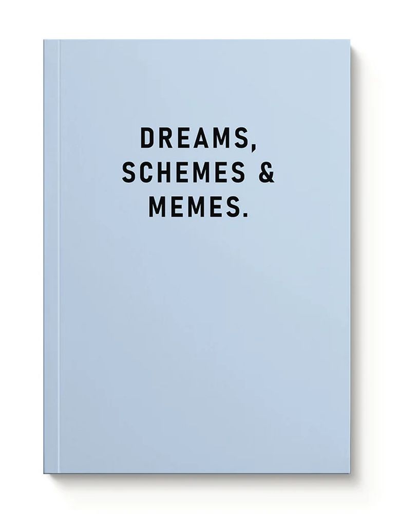 A5 Smooth Soft Cover Notebook-Dreams, Schemes & Memes 