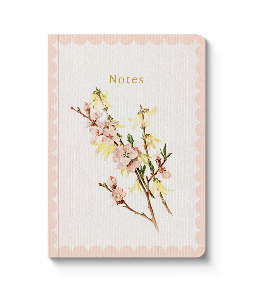 Kaleido A6 Textured Soft Cover Notebook-Spring Blossom  