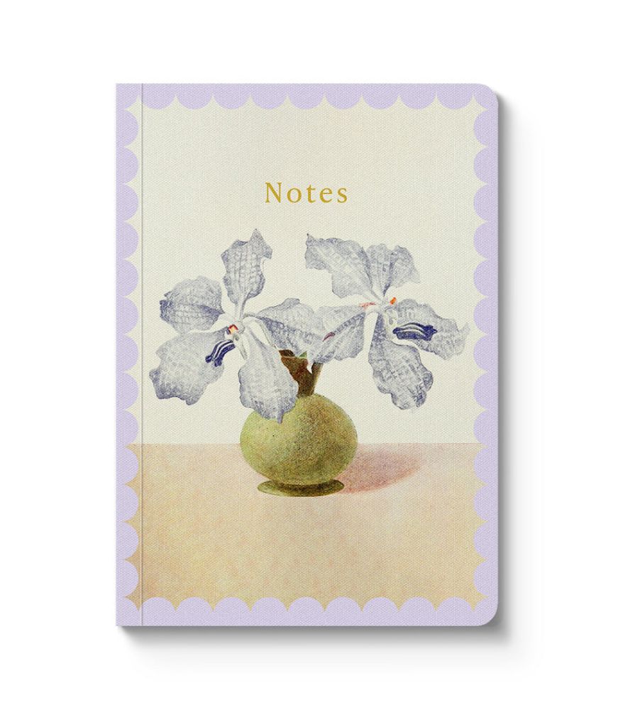 Kaleido A6 Textured Soft Cover Notebook-Lilac Orchid  