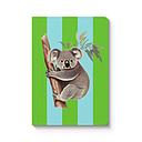 Kaleido A6 Textured Soft Cover Notebook-Striped Koala  