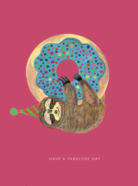 Card-Sloth and Donut