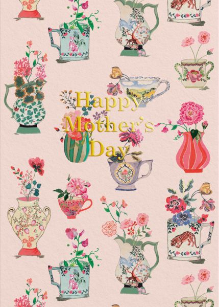 Foil Card-Vases Mother's Day