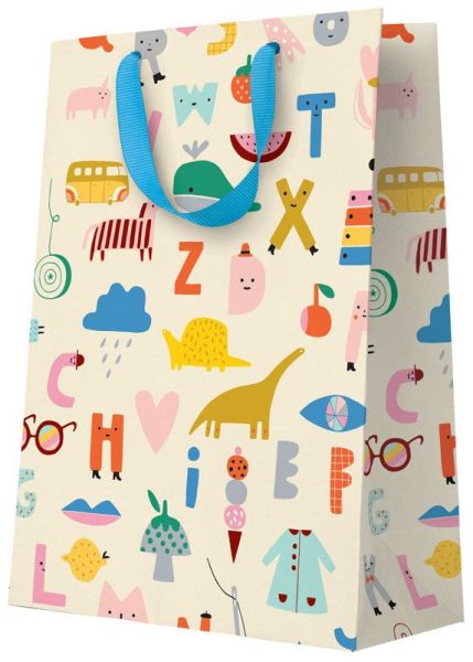 Gift Bag Large-Alphabet