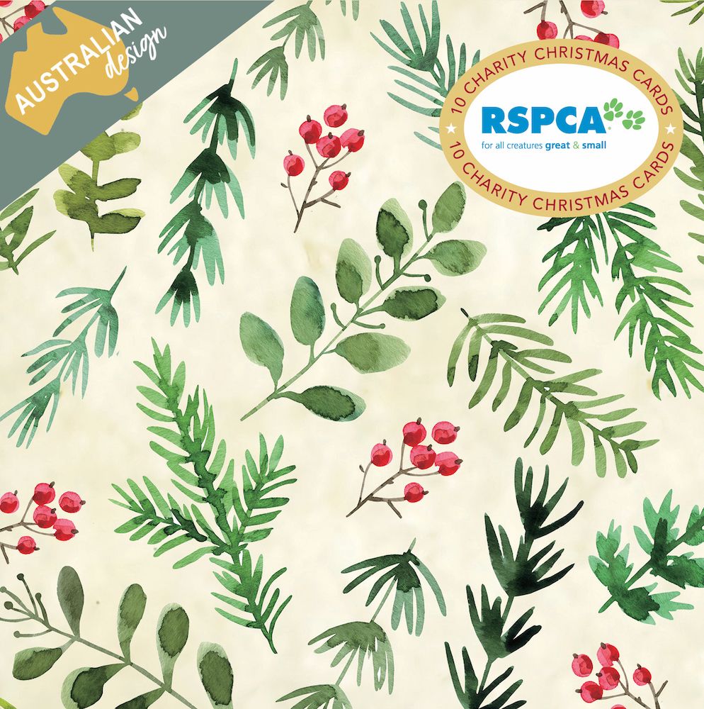 Christmas Card Wallet-RSPCA-Festive Pattern