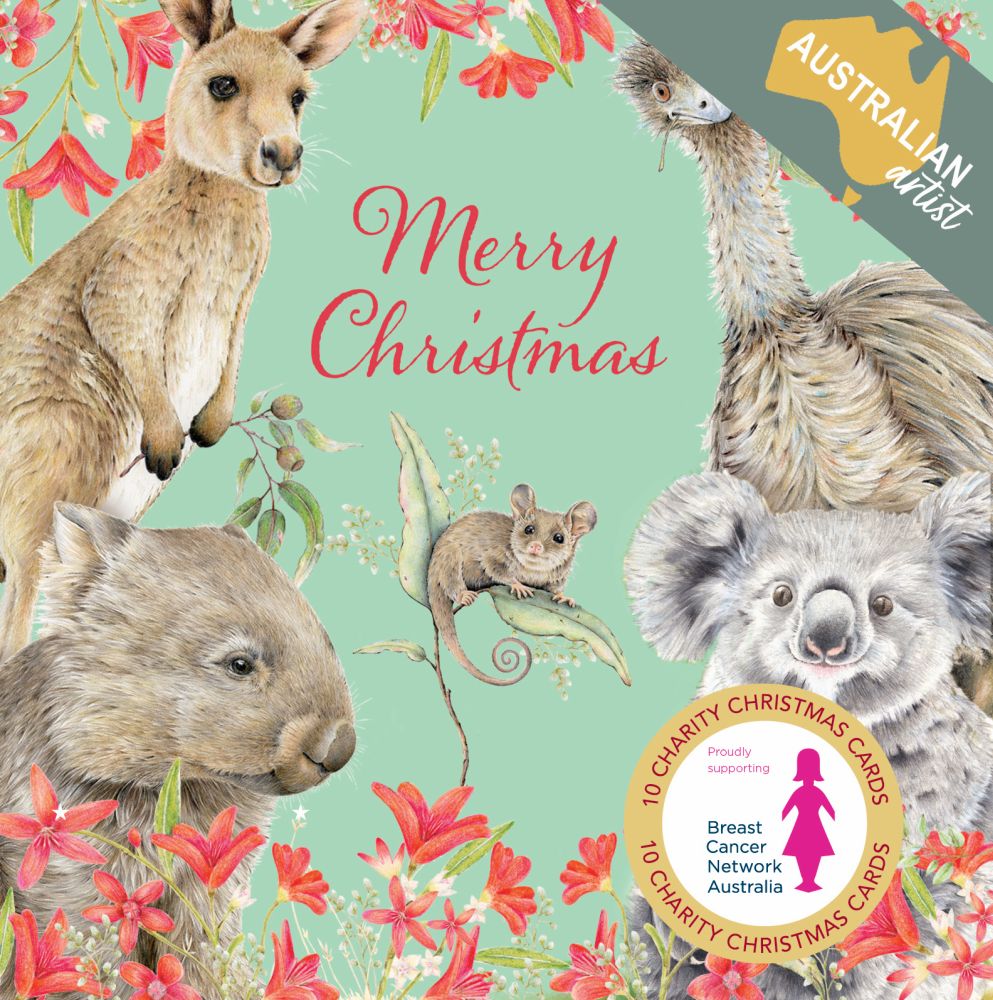 Christmas Card Wallet-BCNA-Animal Greetings