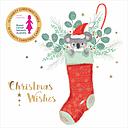 Christmas Card Wallet-BCNA-Koala Stocking