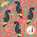 Christmas Card Wallet-BCNA Black Cockatoos