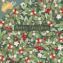 Christmas Card Wallet-BCNA-Leaves And Berries