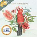 Christmas Card Wallet-CMRI-Floral King Parrot