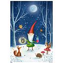 Advent Cal-Poster-Scandic-Gnome with Lantern