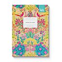 V&A A5 Diary-Neon Floral Ornate Garden