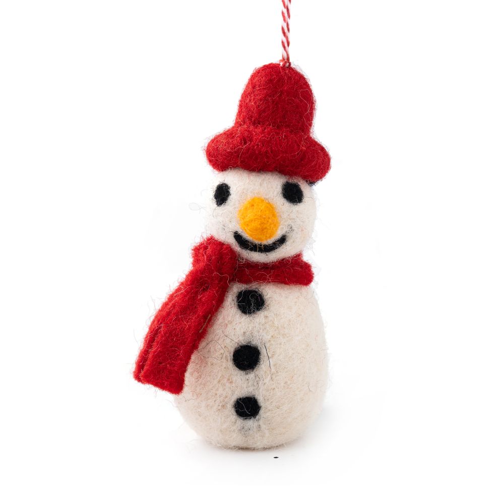 Decoration-Felt Snowman