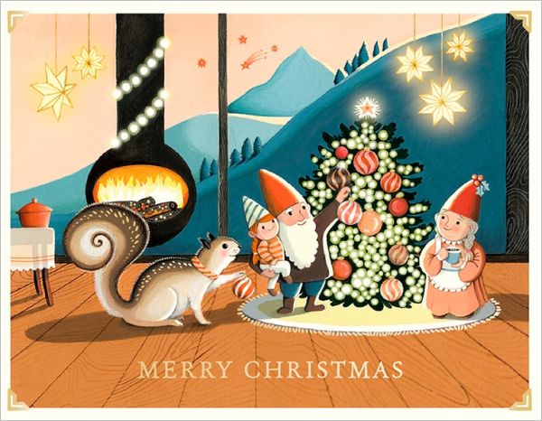 Foil Card-Tiny Cabin Xmas