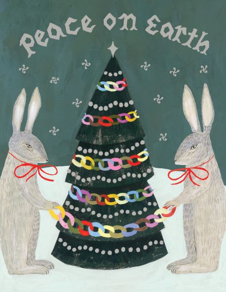 Card-Peace Rabbits