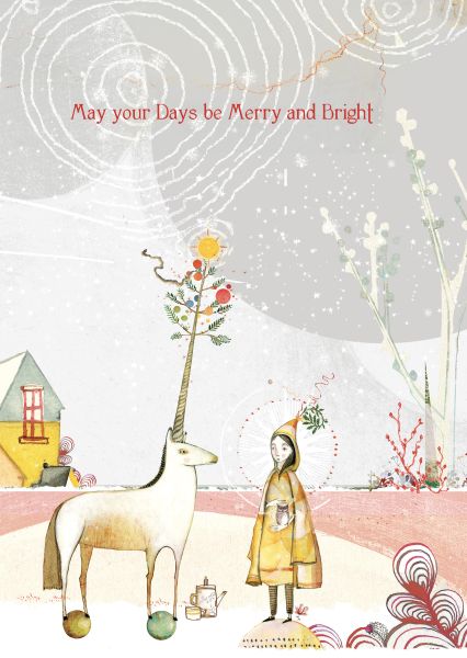 Card-Merry and Bright