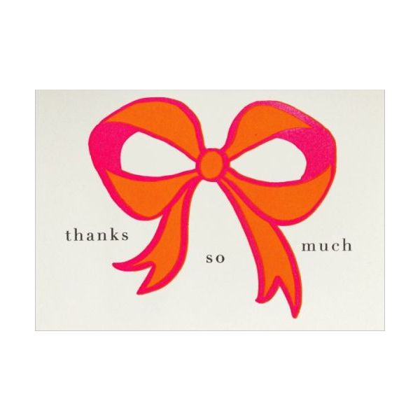 Mini Card-Bow Thank You
