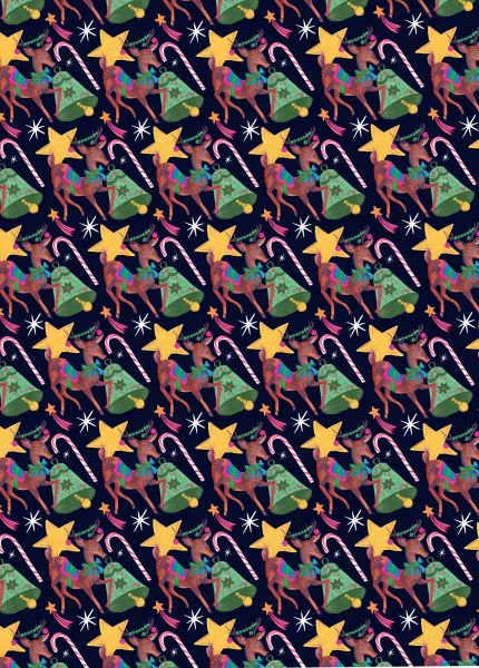 Wrap-Reindeer Candy Cane