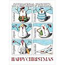 Card-International Snowmen