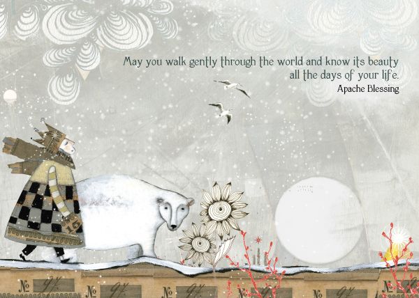 Card-Polar Bear Blessing