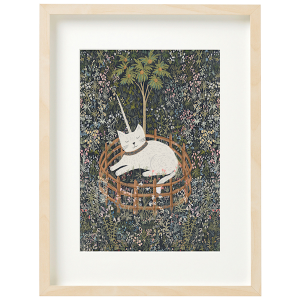 Art Print-Meowgical Tapestry Cat