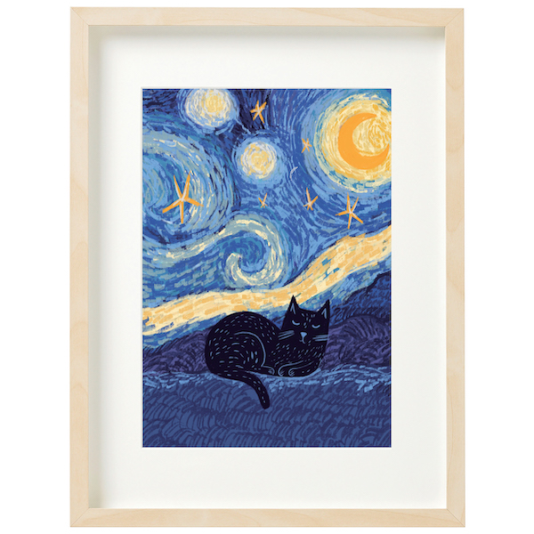 Art Print-Vincat Starry Night