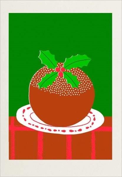 Mini Card-Christmas Pudding
