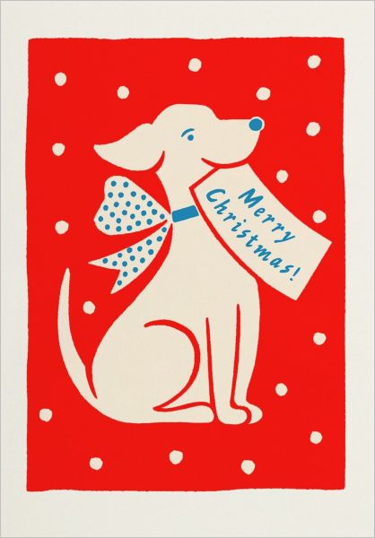 Mini Card-Christmas Dog