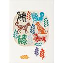 Laser Cut Card-Dogs