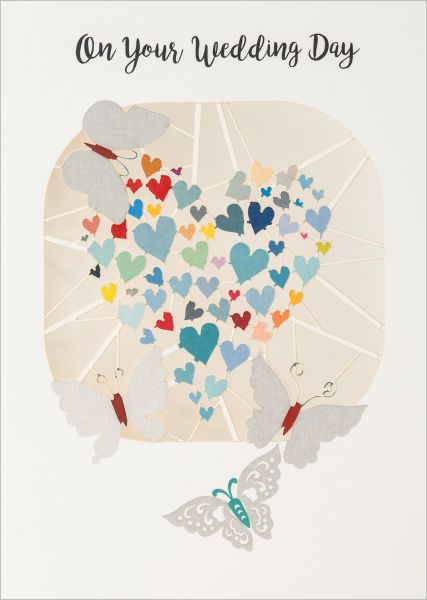 Laser Cut Card-On Your Wedding Day