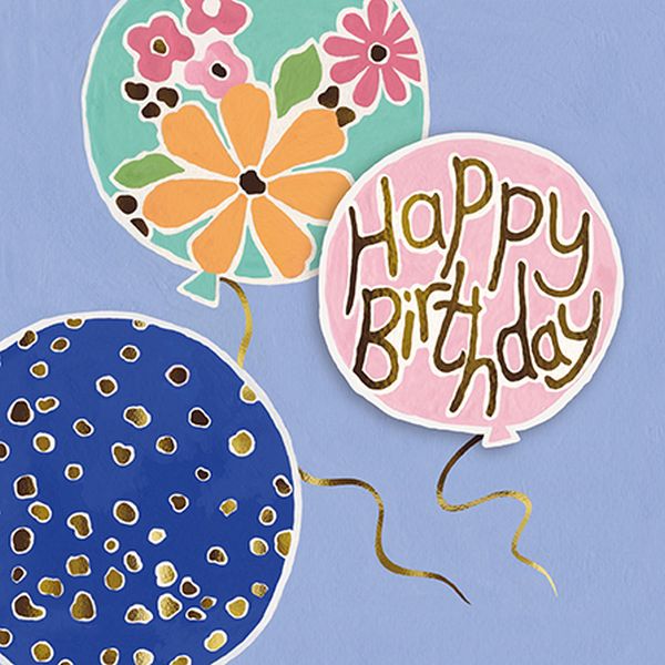 Foil 3D Card-Balloons