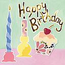 Foil 3D Card-Birthday Cake