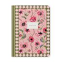 B6 Premium Hard Cover Notebook-Pink Poppies