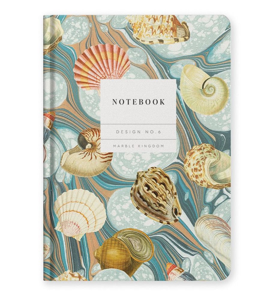 Kaleido A5 Premium Hard Cover Notebook-Marble Shells