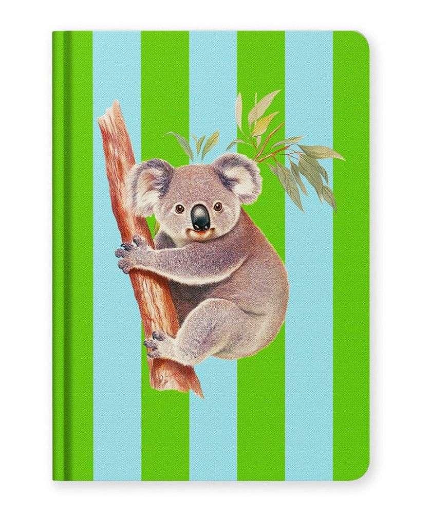Kaleido A5 Premium Hard Cover Notebook-Stripe Koala