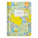V&A A5 Premium Hard Cover Notebook-Neon Floral Arts & Crafts