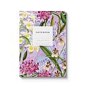 Kaleido A6 Textured Soft Cover Notebook-Marble Orchids
