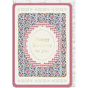Laura Ashley Foil Card-Talon Stripe