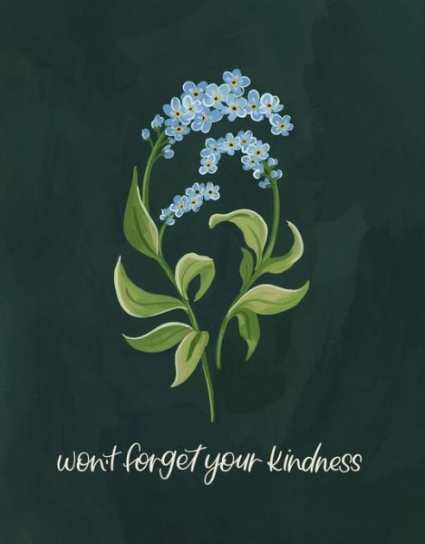 Card-Forget-Me-Nots Thank You