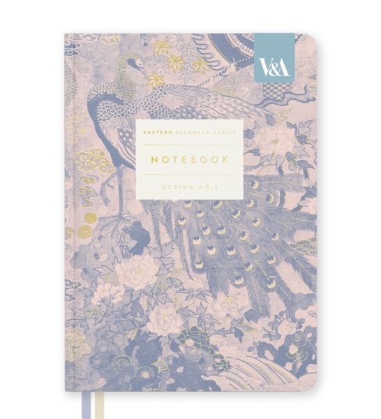 V&A B6 Premium Hard Cover Notebook-Peacock