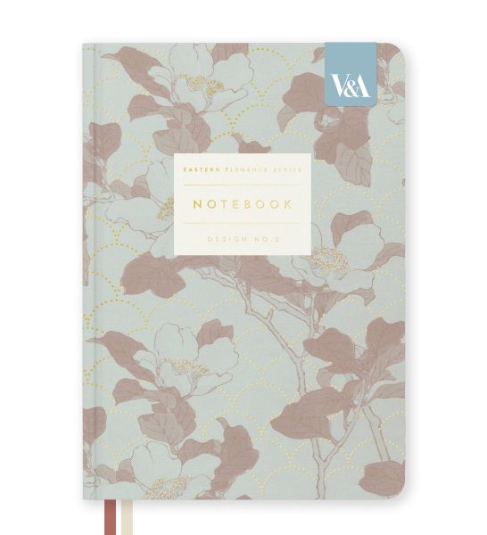 V&A B6 Premium Hard Cover Notebook-Tree Peony