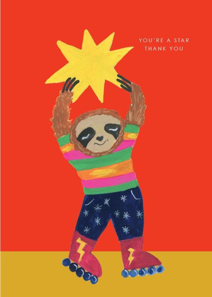 Card-Sloth Thank You