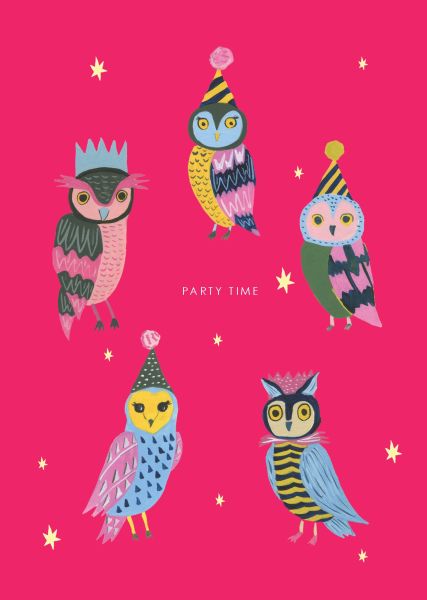 Card-Party Owls