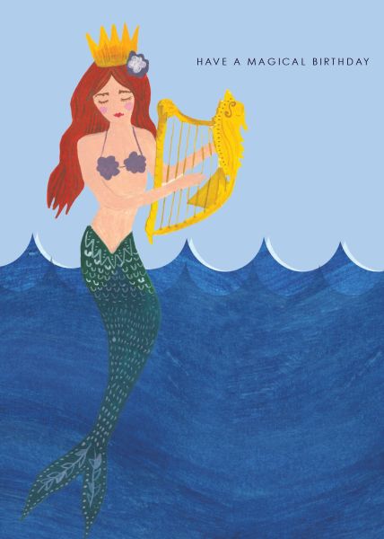 Card-Mermaid Birthday