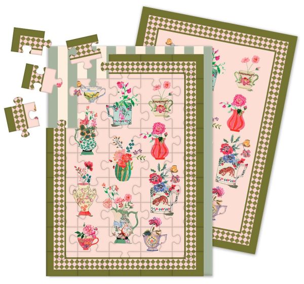 Cath Kidston Jigsaw Card-45pc-Vases
