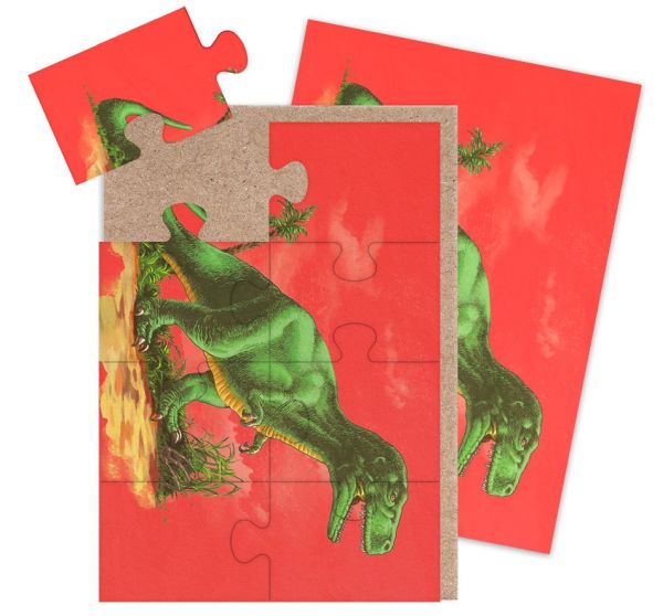 Jigsaw Card-8pc-T-Rex