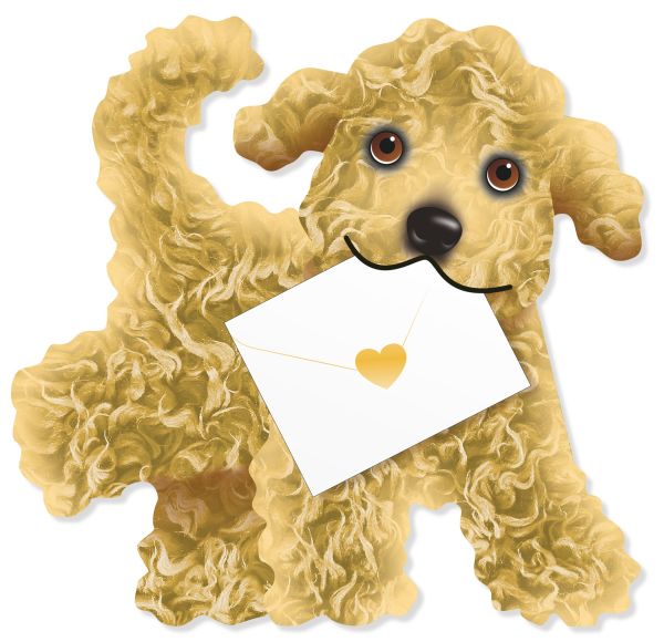 3D Card-Dog Curly